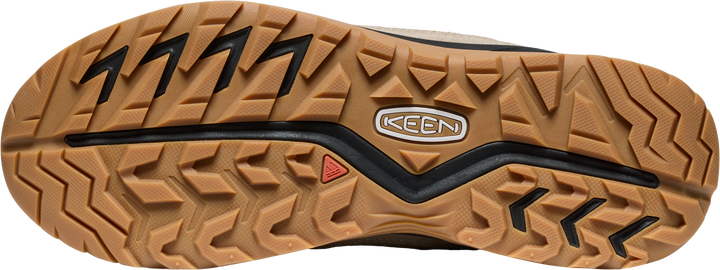 keen hightrail waterproof hiking  men's | brindle/oak buff