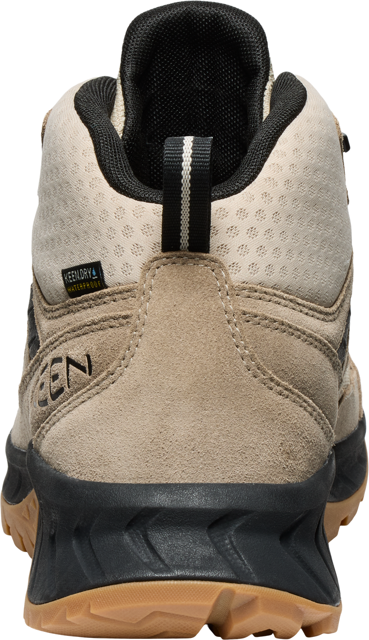 keen hightrail waterproof hiking  men's | brindle/oak buff