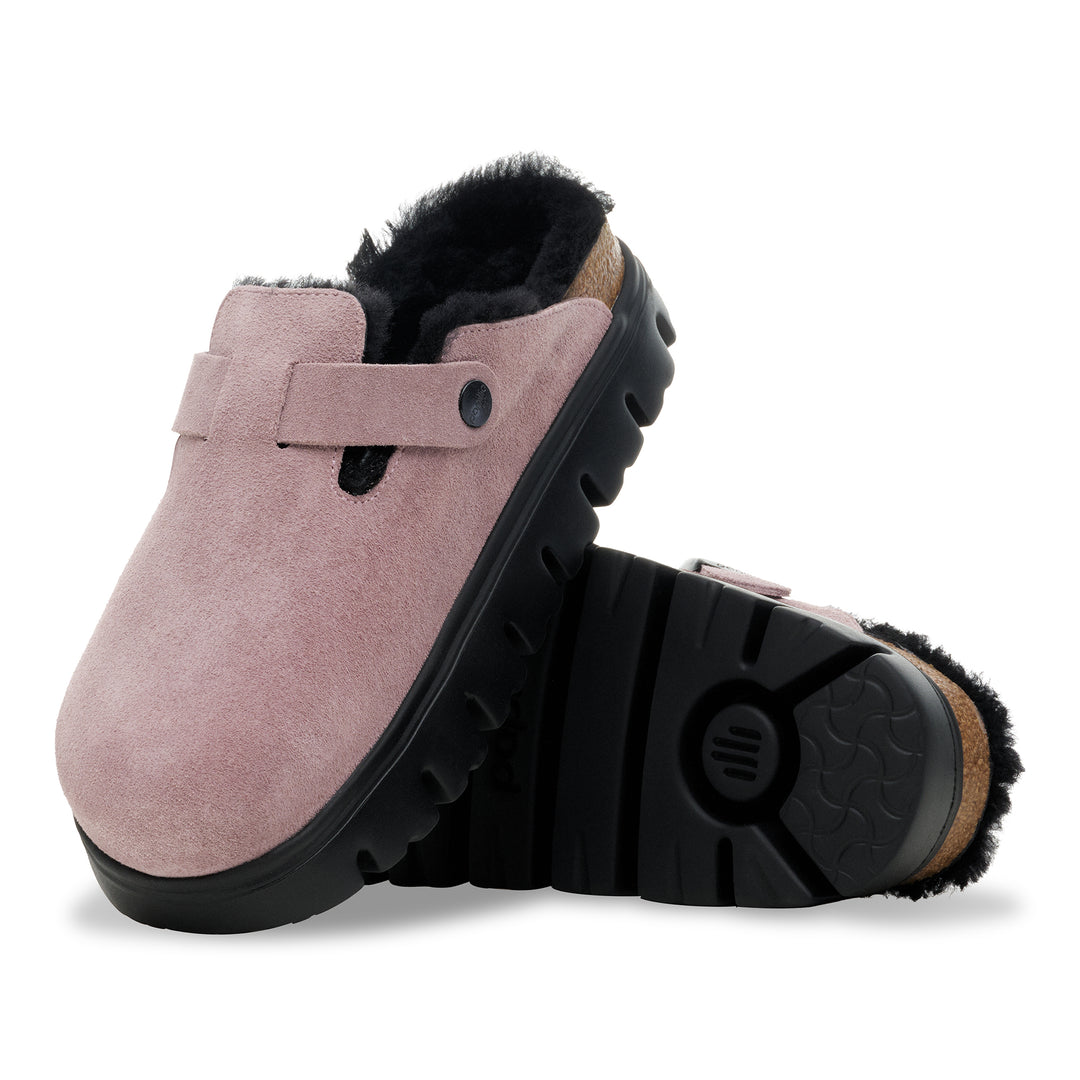 birkenstock boston chunky shearling suede leather | birkenstock boston chunky shearling suede leather