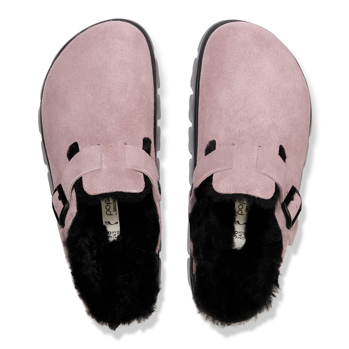 birkenstock boston chunky shearling suede leather | birkenstock boston chunky shearling suede leather