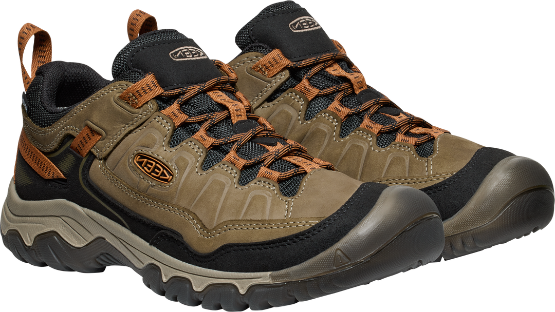 keen targhee iv waterproof men's | sea turtle/roasted pecan