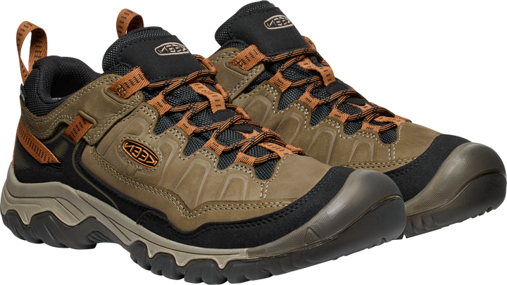 keen targhee iv waterproof men's | sea turtle/roasted pecan