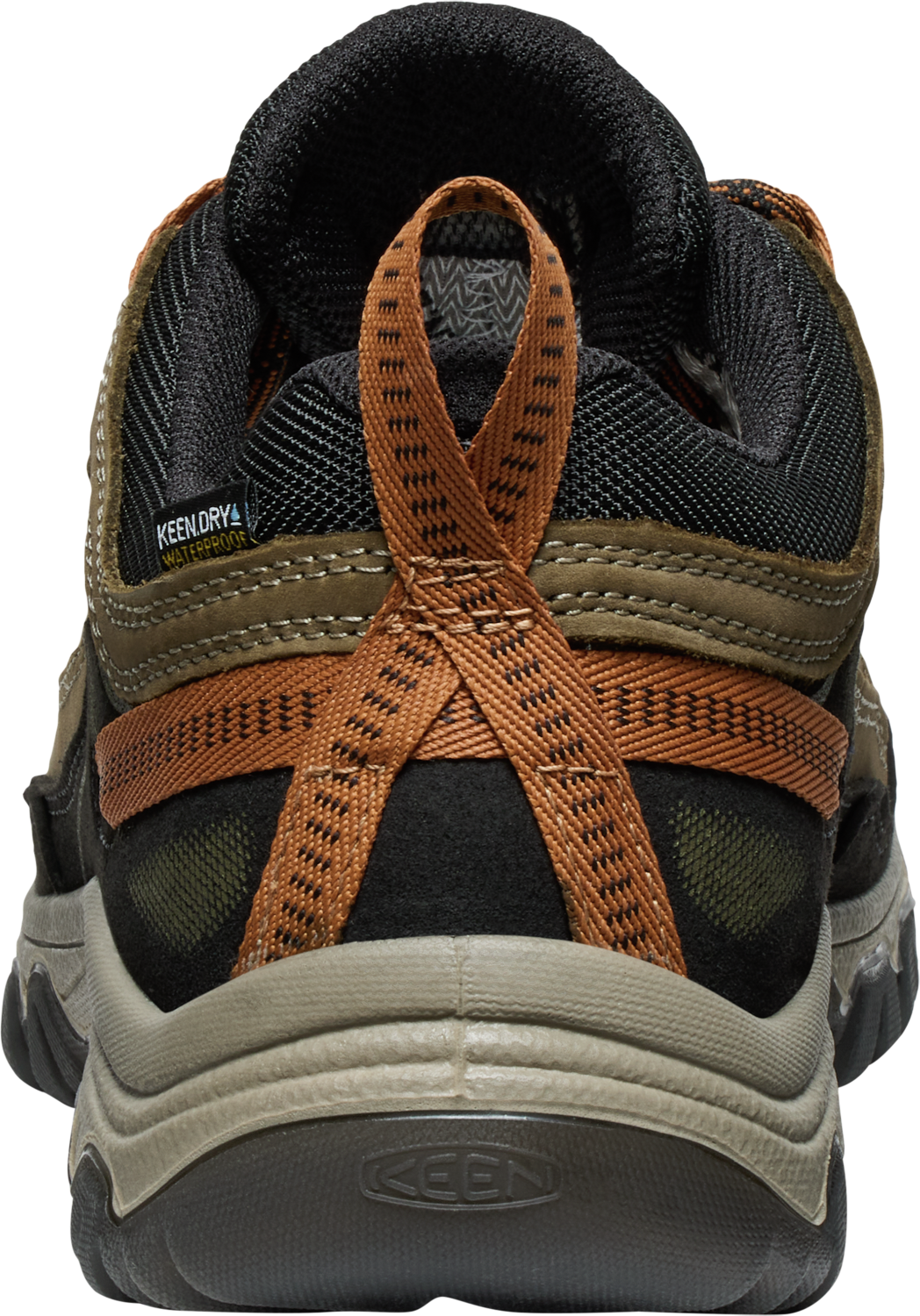 keen targhee iv waterproof hiking wide men's | sea turtle roasted pecan