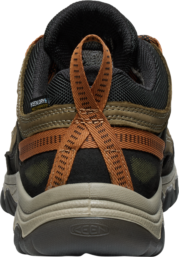 keen targhee iv waterproof hiking wide men's | sea turtle roasted pecan