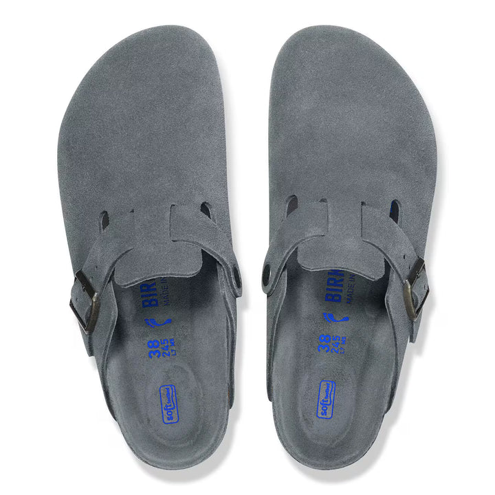 birkenstock boston soft footbed | basalt gray