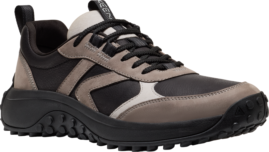 keen ks86 leather men's | black/steel grey