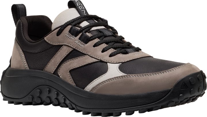 keen ks86 leather men's | black/steel grey