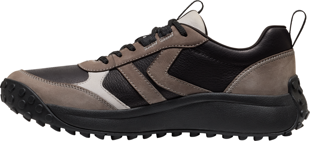 keen ks86 leather men's | black/steel grey