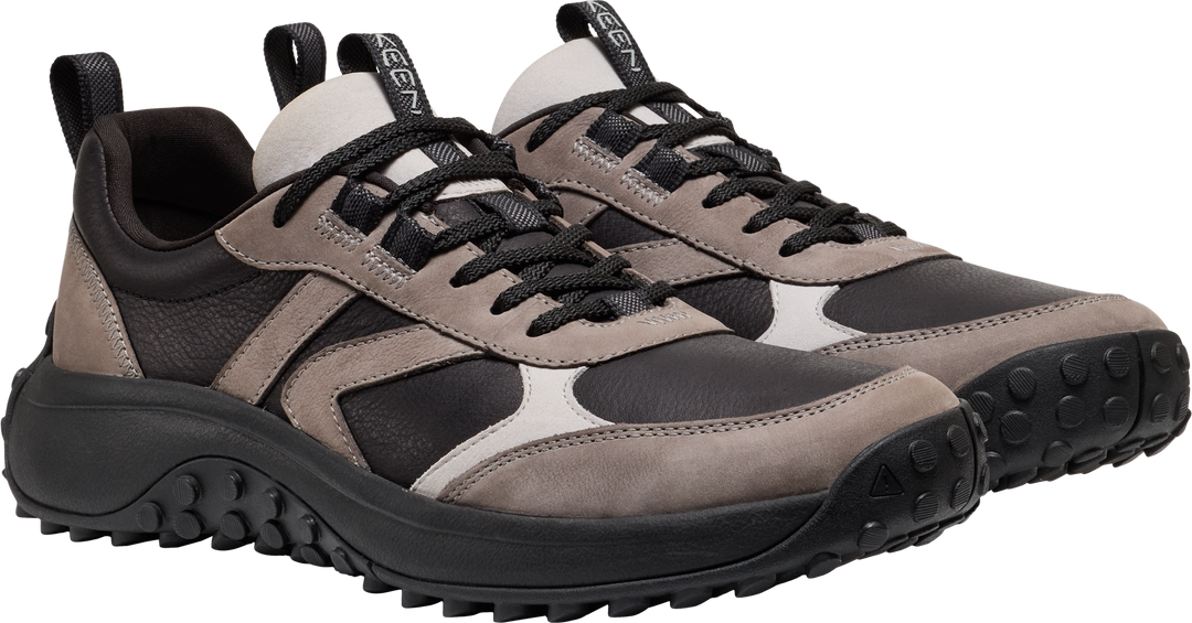 keen ks86 leather men's | black/steel grey