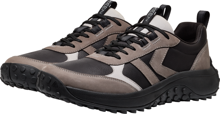 keen ks86 leather men's | black/steel grey