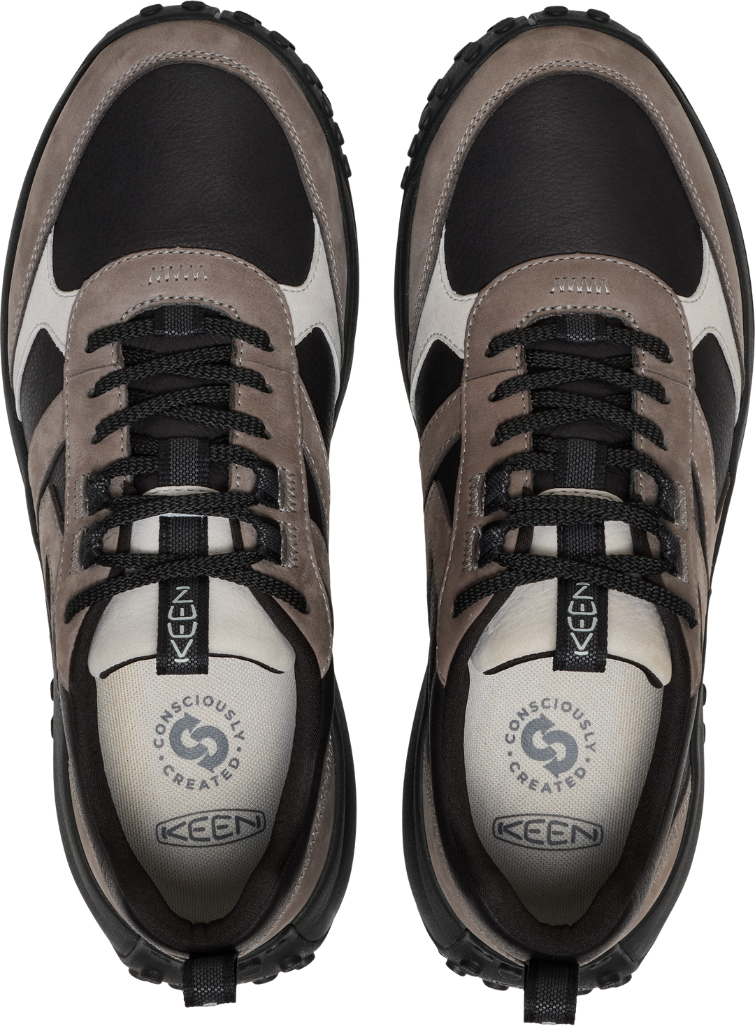 keen ks86 leather men's | black/steel grey