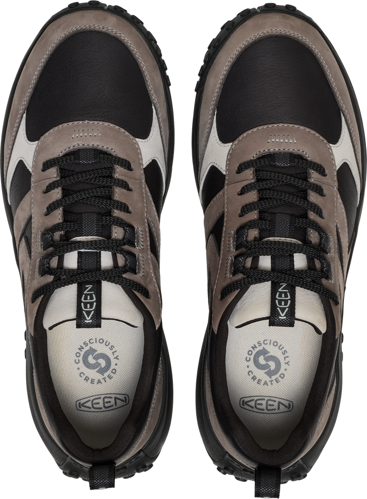 keen ks86 leather men's | black/steel grey