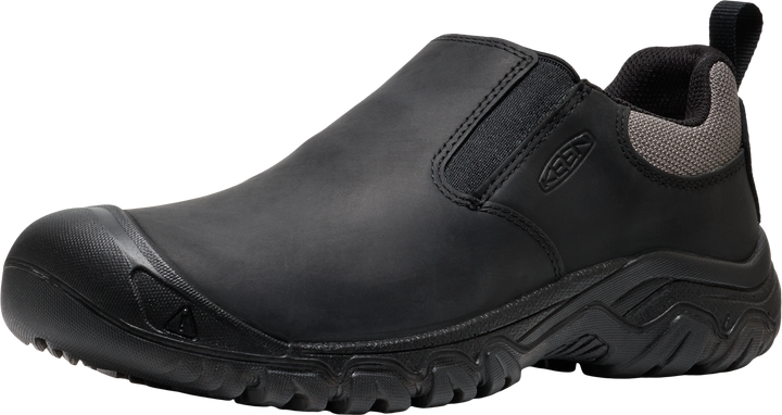 keen targhee iv slip-on men's | black/steel grey