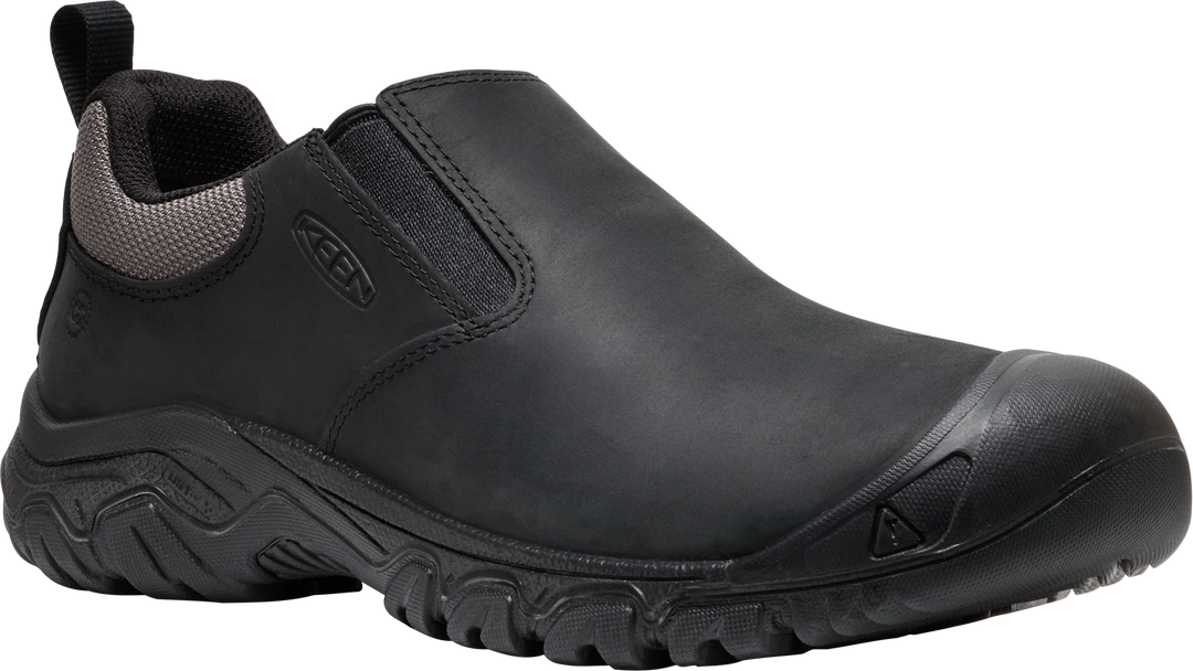 keen targhee iv slip-on men's | black/steel grey