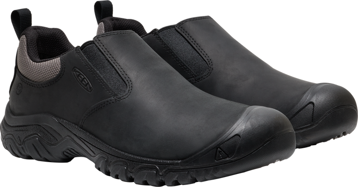 keen targhee iv slip-on men's | black/steel grey