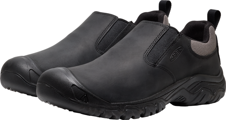 keen targhee iv slip-on men's | black/steel grey