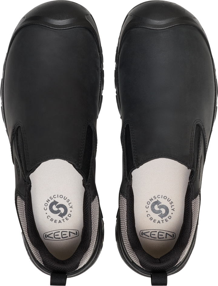 keen targhee iv slip-on men's | black/steel grey