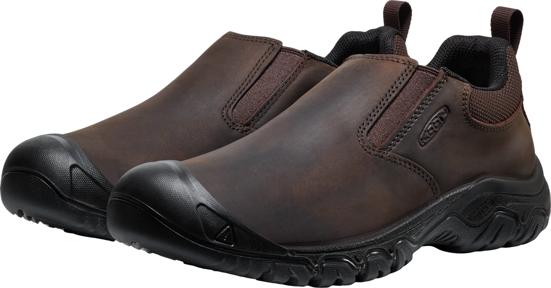 keen targhee iv wide slip-on men's | java/black