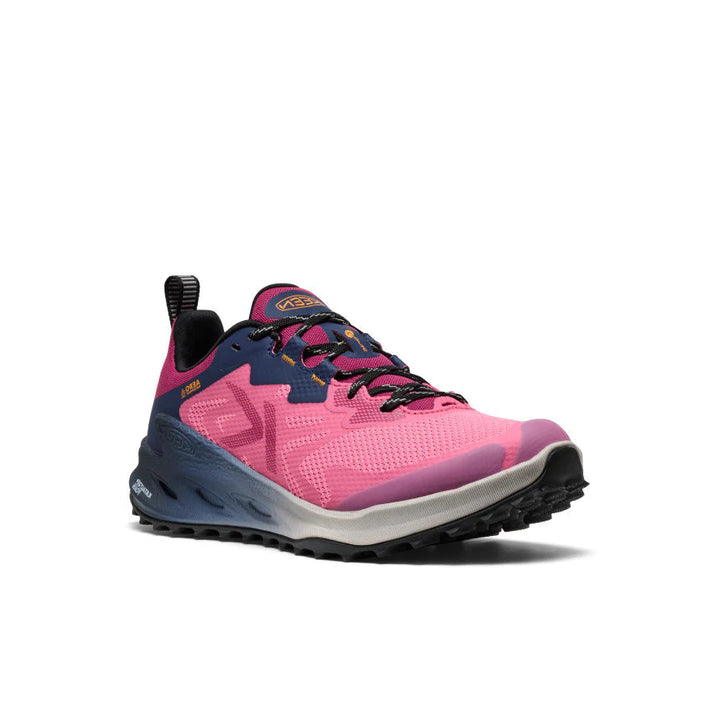 keen zionic nxt waterproof hiking women's | pink lemonade/bright marigold