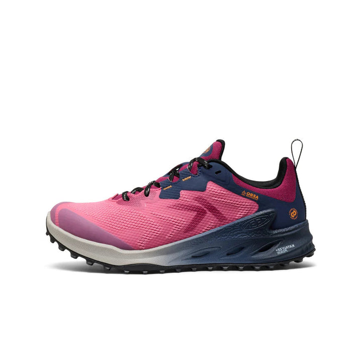 keen zionic nxt waterproof hiking women's | pink lemonade/bright marigold