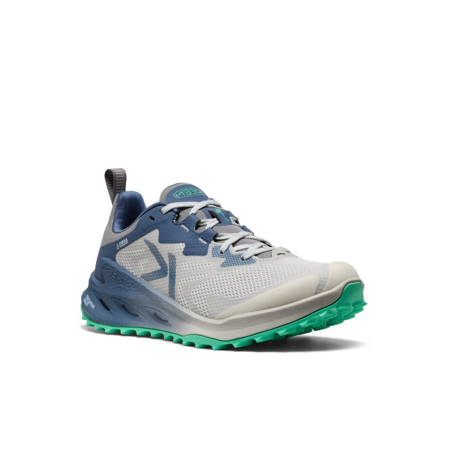 keen zionic nxt waterproof hiking women's | vapor/ballad blue