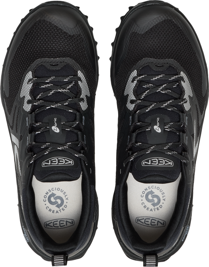 keen zionic nxt waterproof hiking men's | triple black