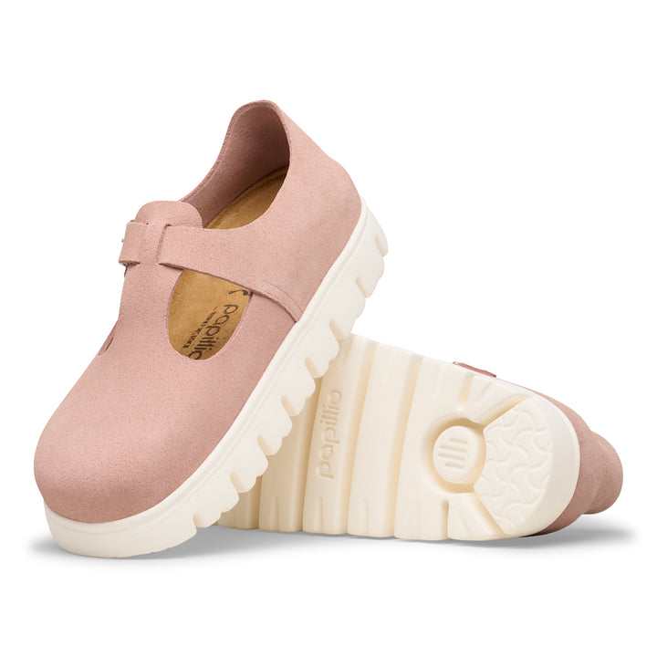 birkenstock paris chunky women's | pink clay