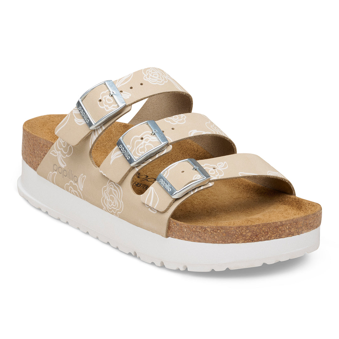 birkenstock florida flex platform women's | flowers oyster