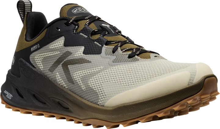 keen zionic nxt waterproof hiking men's | abbey stone/dark olive