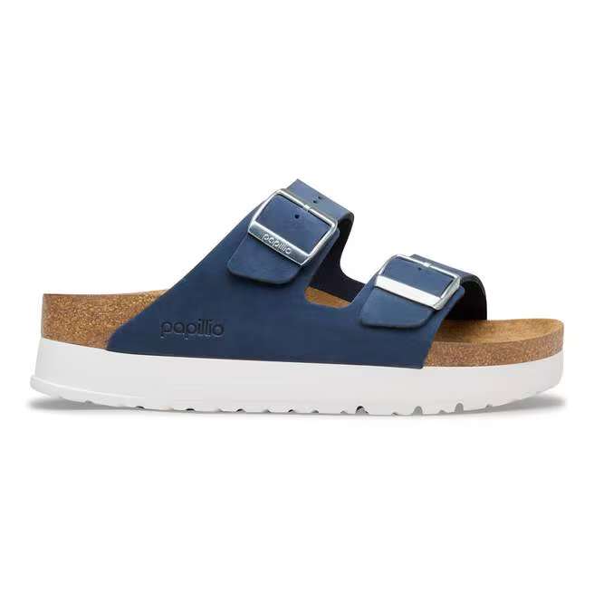 birkenstock arizona flex platform women's | new navy