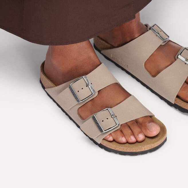 birkenstock arizona | gray taupe