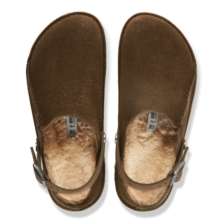 birkenstock lutry shearling women's | carafe