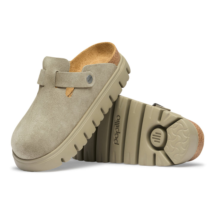 birkenstock boston chunky women's | taupe