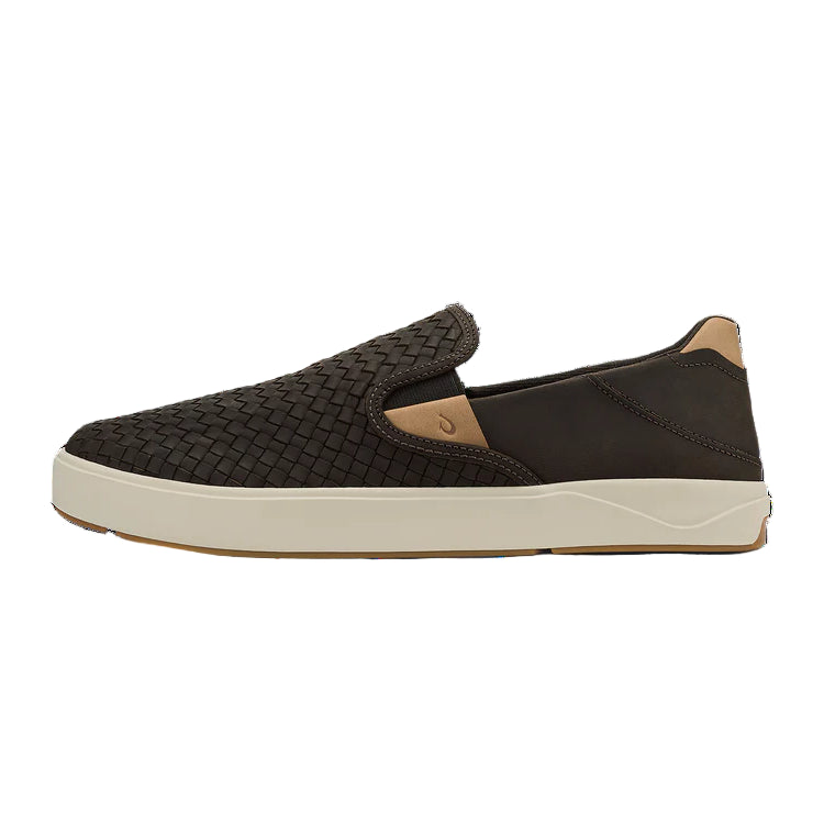 olukai lae'ahi lauhala men's | dark java / dark java