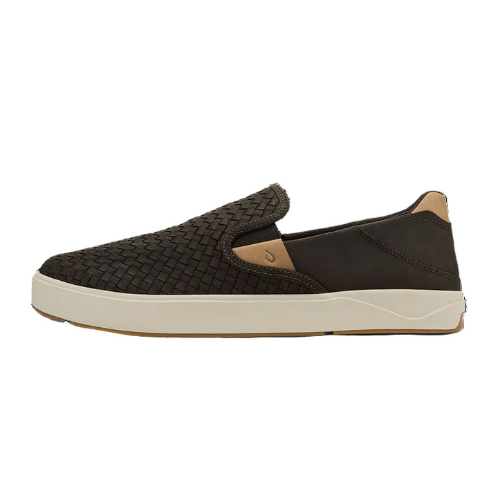 olukai lae'ahi lauhala men's | dark java / dark java