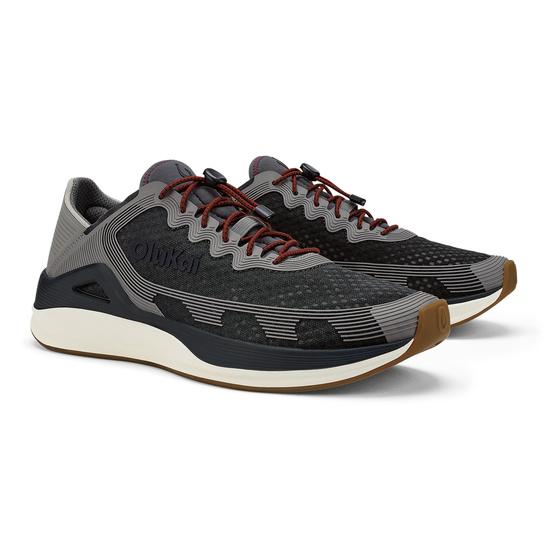 olukai ahi men's | rock / ash