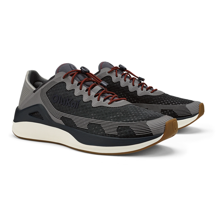 olukai ahi men's | rock / ash