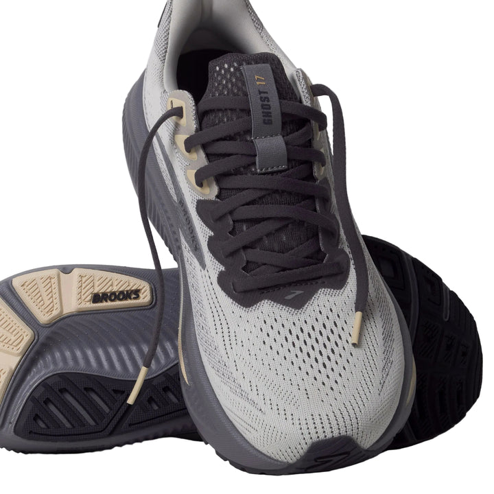 brooks ghost 17 men's | vaporous gray/primer/sand