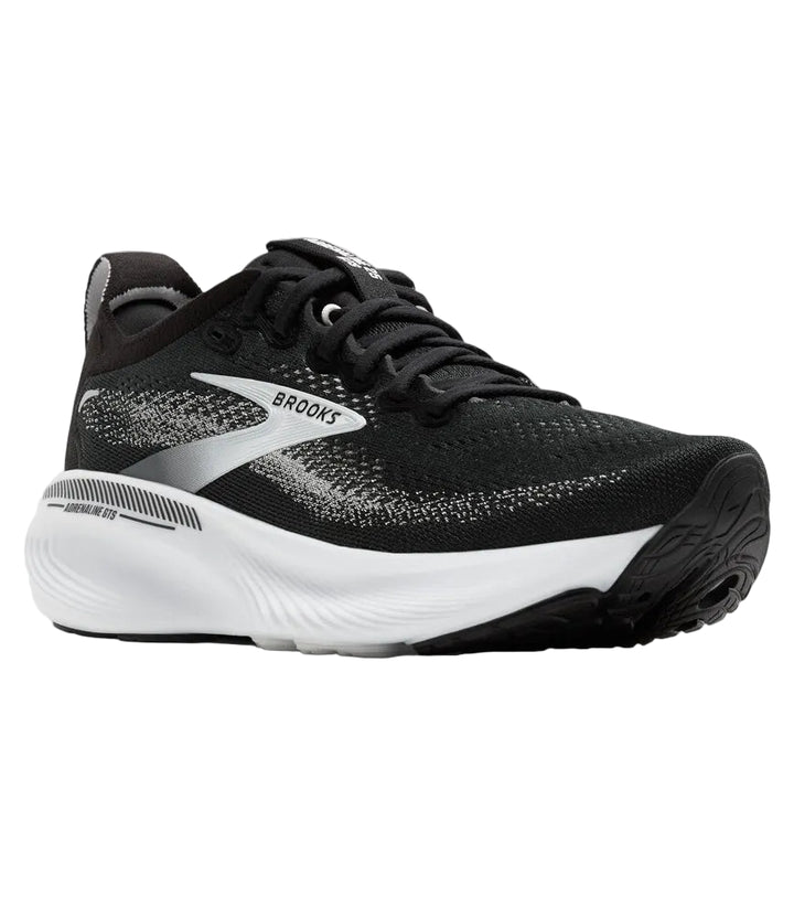 brooks adrenaline gts 25 wide men's | black / grey / white