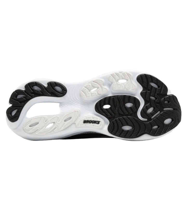 brooks adrenaline gts 25 wide men's | black / grey / white