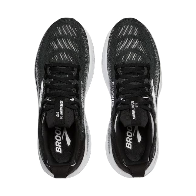 brooks adrenaline gts 25 men's | black / grey / white