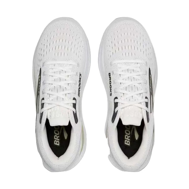brooks ghost max 3 men's | bright white/tea/black