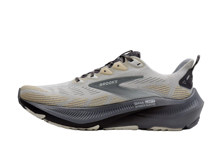 brooks ghost trail men's | gray gray bleached sand