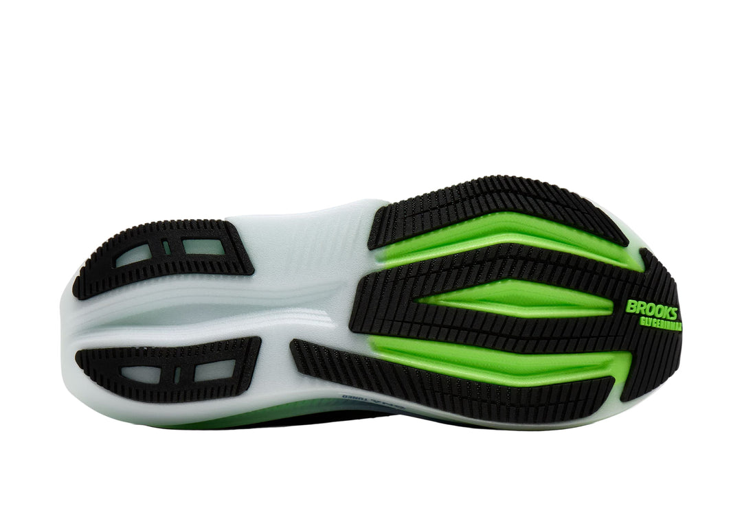 brooks glycerin max 2 men's | phantom/white/green gecko