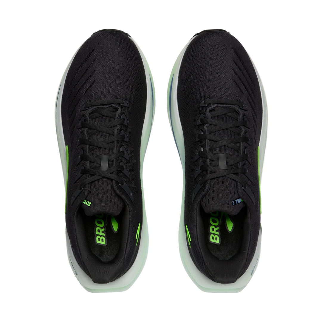 brooks glycerin max 2 men's | phantom/white/green gecko
