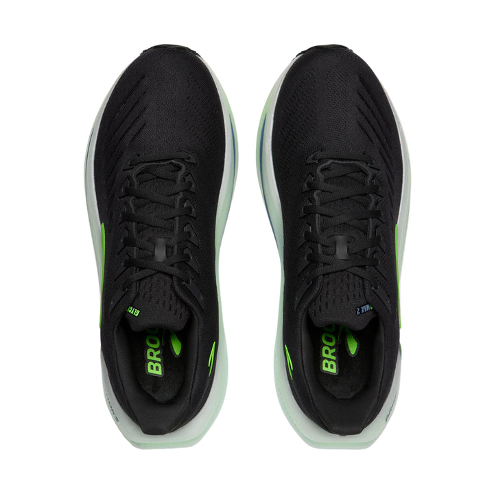 brooks glycerin max 2 men's | phantom/white/green gecko