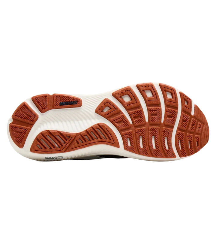 brooks ghost 18 men's | navy blazer red earth blue
