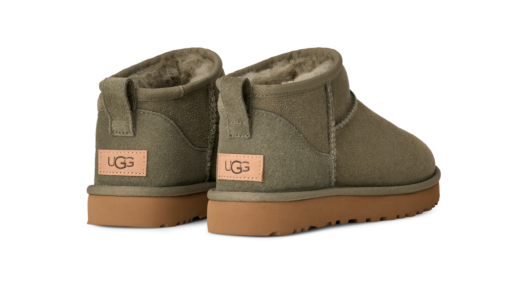ugg classic ultra mini women's | moss green / amphora