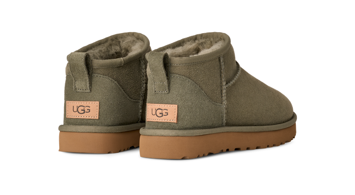 ugg classic ultra mini women's | moss green / amphora