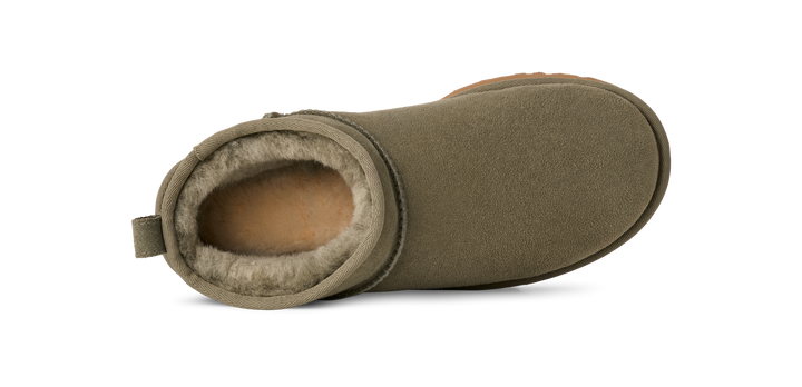 ugg classic ultra mini women's | moss green / amphora